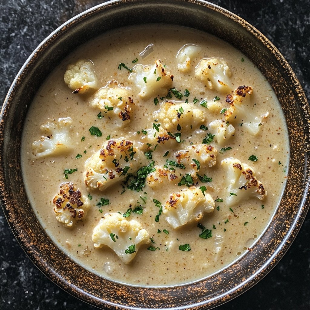 Blumenkohlsuppe als Low Carb Rezept