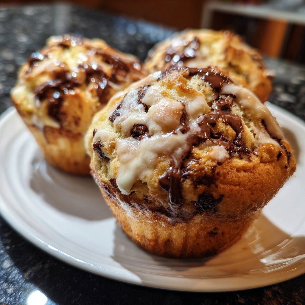 Muffins mit Kakao und Joghurt