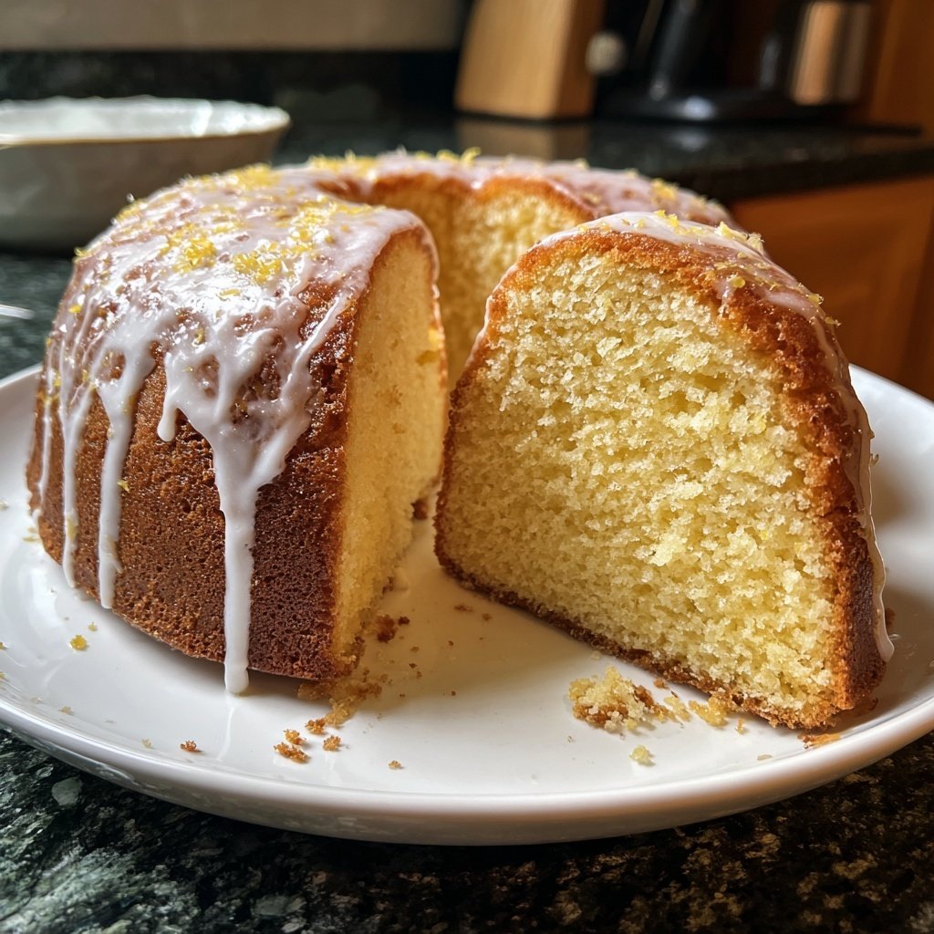 Zitronenkuchen mit Mandelmehl