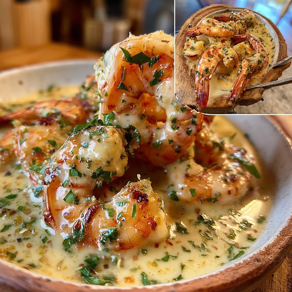 Garnelen mit Proseccosauce