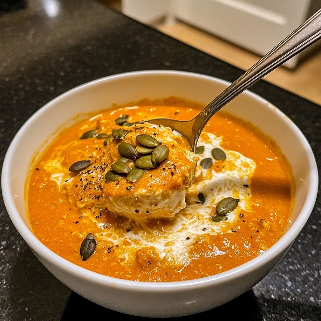 Kürbissuppe cremig vegan