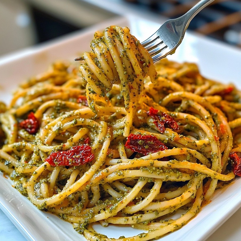 Pasta mit Pesto Rosso