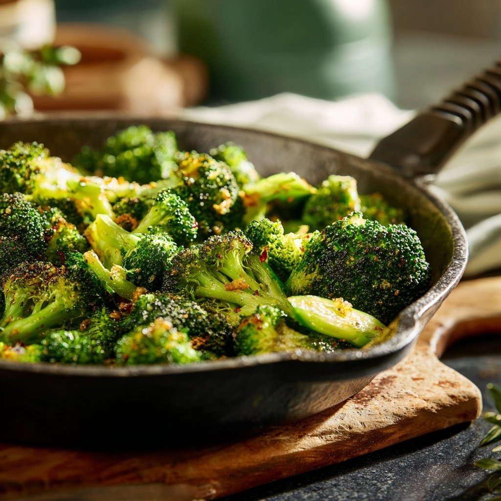 Brokkoli Pfanne Mit Ingwer