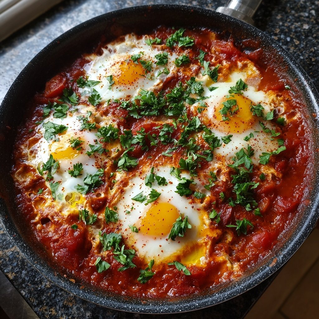 Shakshuka mit Knoblauch