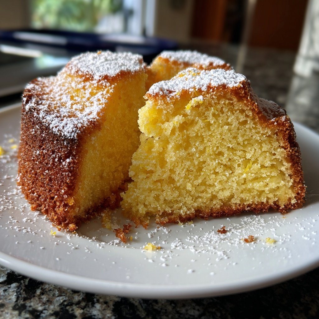 Zitronenkuchen ohne Ei