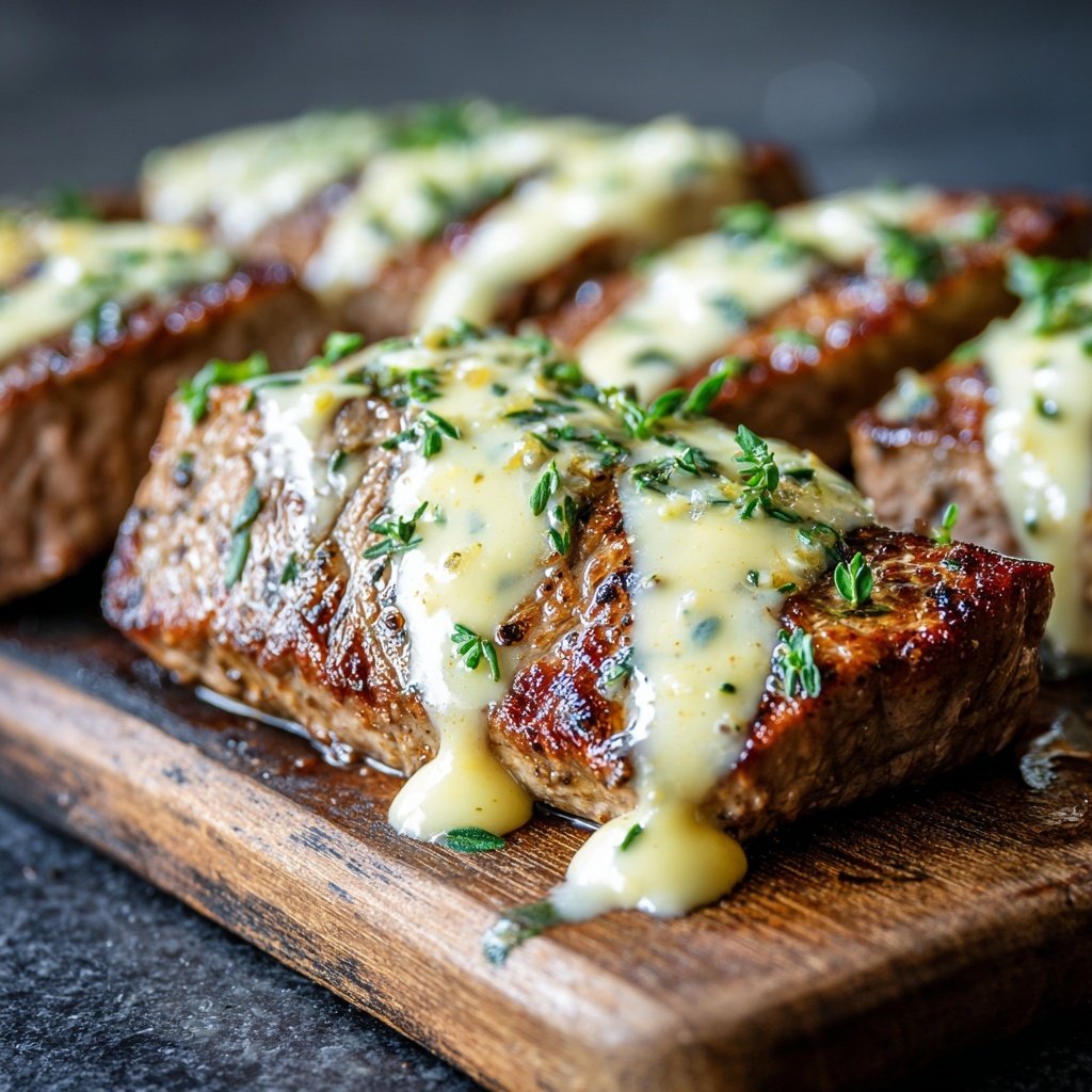 Kalbsmedaillons mit Zitronen-Parmesan-Sauce